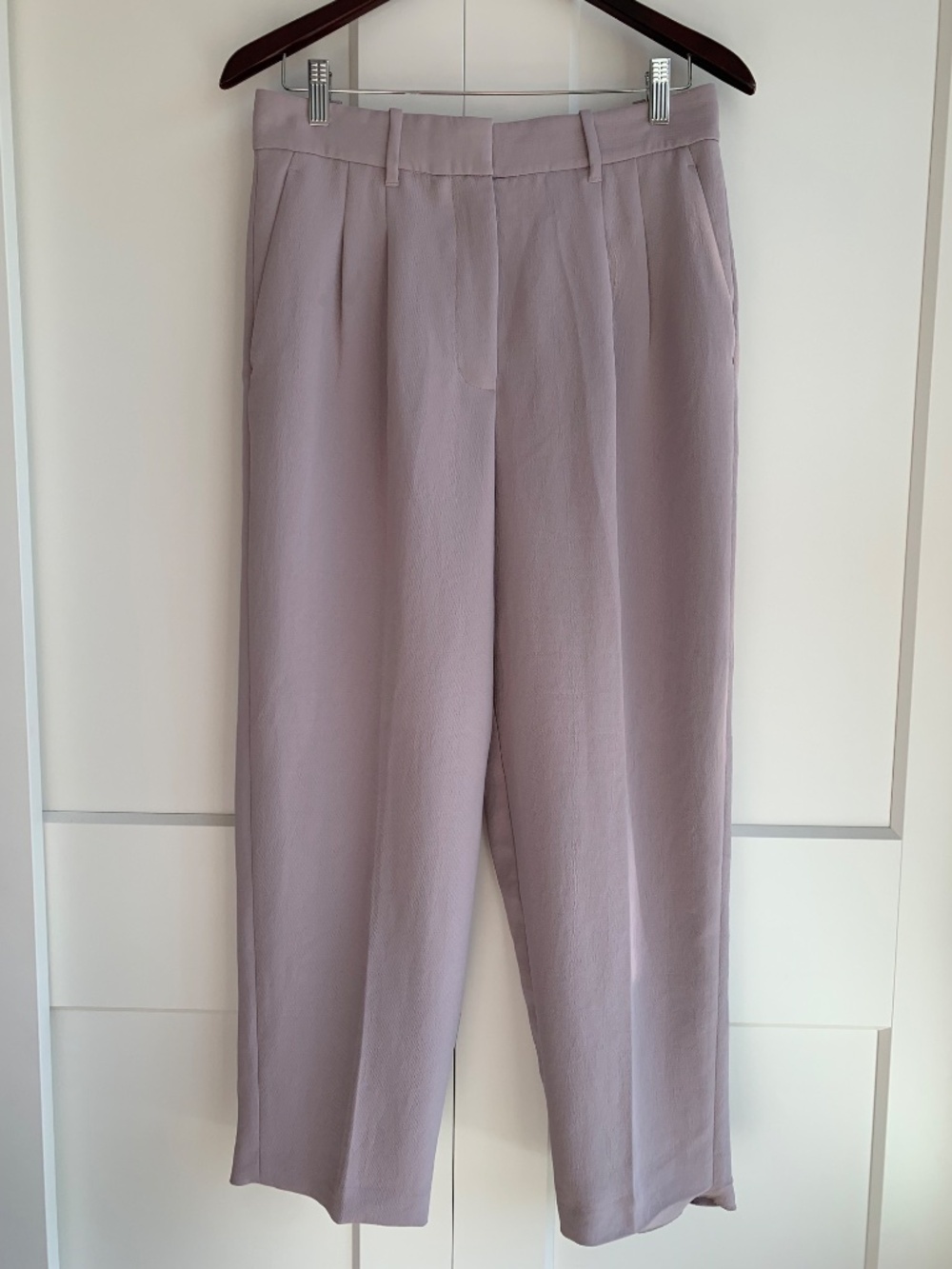 Wilfred The Effortless Pant Women's Size 10 High-Rise Lavender Japanese Crepette
